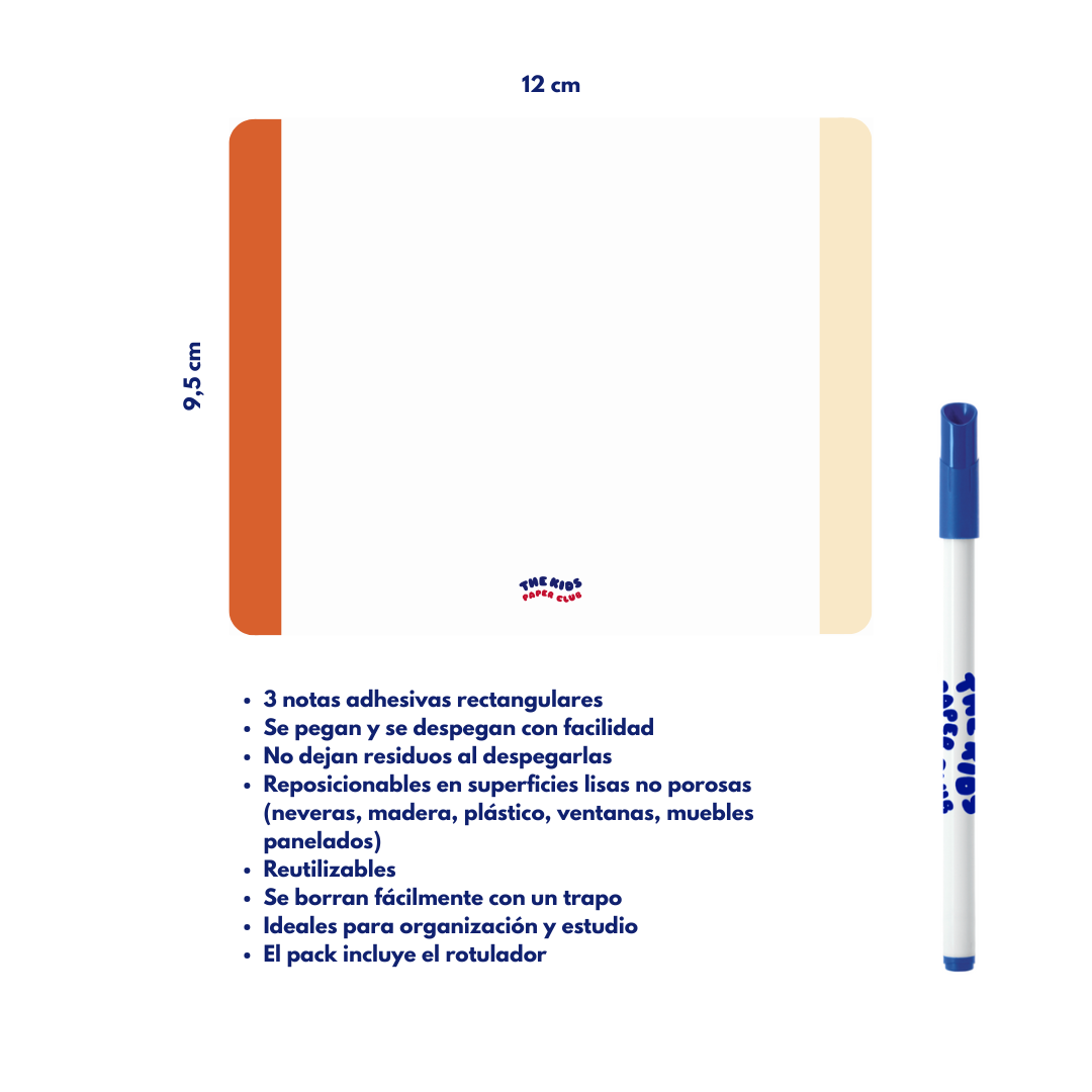 Notas Sticky Blancas - Set de 3